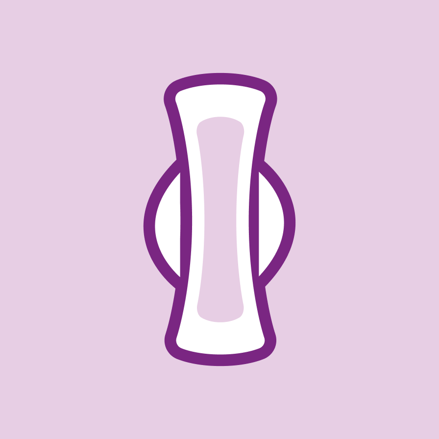 Poise® Bladder Leaks, Regular 2-in-1 Pads Feature: Stay in Place Wings